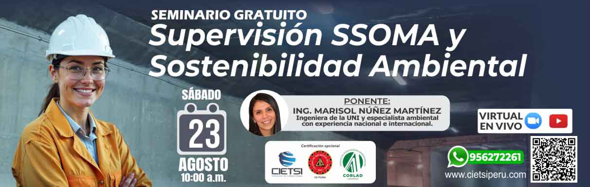 seminario gratuito supervisiOn ssoma y sostenibilidad ambiental 2025